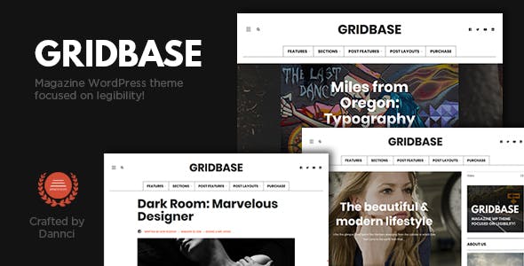 gridbase -新闻和博客的WordPress主题