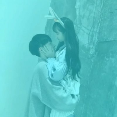 不一样的蓝色情侣头像