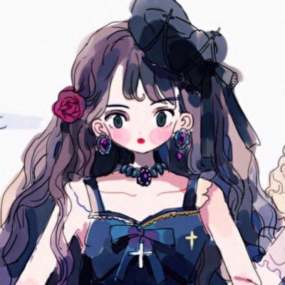 小女孩卡通头像超萌