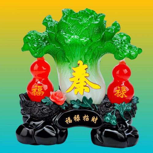 女人幸运又聚财的微信头像图片，玉白菜，福禄招财