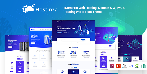 主机皮HOSTINZA V1.4.5 一套whmcs主题模板带wordpress主题